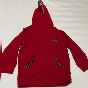 CALVIN KLEIN JEANS/ SIZE: 4T/ Color:RED/Pullover hoodie